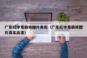 广东红中鬼麻将图片真实（广东红中鬼麻将图片真实高清）
