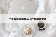 广东麻将诈胡抓马（广东麻将捉马）