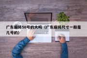 广东麻将50号的大吗（广东麻将尺寸一般是几号的）
