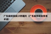 广东麻将搞笑15秒图片（广东麻将搞笑常用术语）