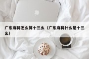 广东麻将怎么算十三幺（广东麻将什么是十三幺）